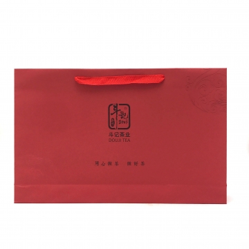 中国红双饼礼盒
