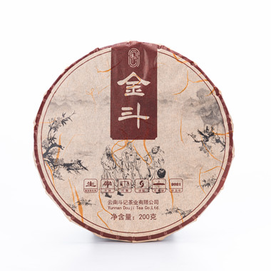 2101金斗普洱茶饼茶200g