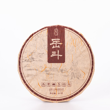 2101岳斗普洱茶饼茶357g