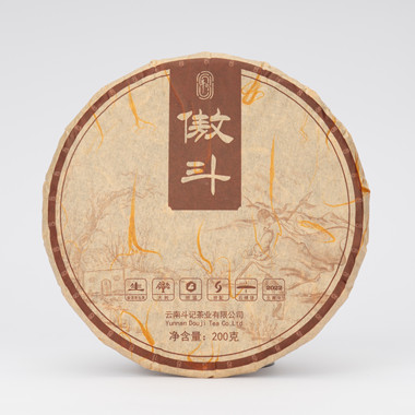  2201傲斗普洱茶饼200g